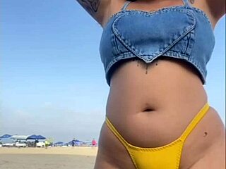 did i make him hard on the beach?