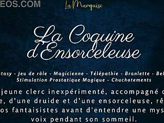 french asmr fantasy teasing with sensual jerk off instructions