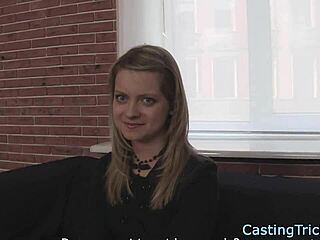 European Babe Gets Fucked in Reality Sex Tape