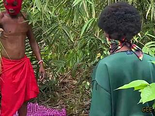 Nixie Gives An Amazing Blowbang To Her Native Doctor In The Hospital, Dripping Wet Pussy!