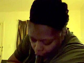 sipping giant bbw submits to deepthroat action on bed.