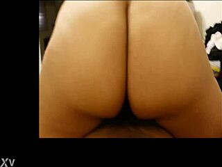 big booty filipina girlfriend rides my cock reverse cowgirl style