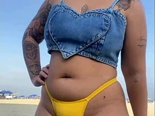 did i make him hard on the beach?