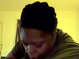 sipping giant bbw submits to deepthroat action on bed.