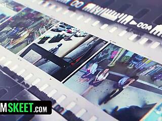 Hot babe with big tits caught stealing, pays guard with rough anal creampie.