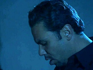 brooke ballentyne keeps riding chaps on while taking deep creampie action