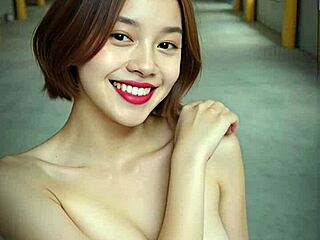 Ai Generated Model Moves Sensually In Art