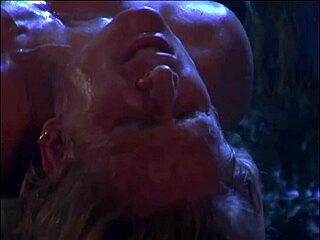 Naughty young Latinas kiss and blowjob in scene 4.