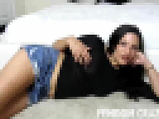 Enjoying a liquid lunch together in this pov setting