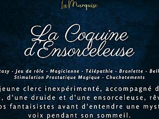 french asmr fantasy teasing with sensual jerk off instructions