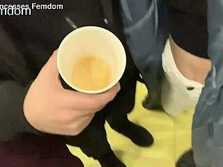 Public Humiliation Spitting by Petite Femdom Princesses