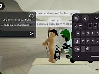 Femboy lured me into the room for rough pounding in Brookhaven