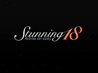 Remaja 18+ Blonde Kinky Faby O Jari Faraj Dicukur di Bilik Mandi