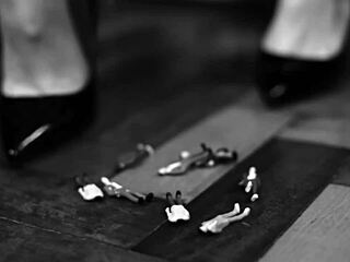 I'm Bia Roman, the boss today, you'll be my foot goddess, sucking my toes and licking my pussy. She's tall and redhead with femdom vibes.