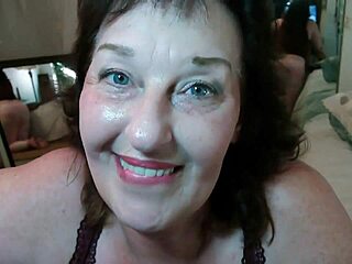 Dawnskye1962 watches Timmie jerk off with encouraging words