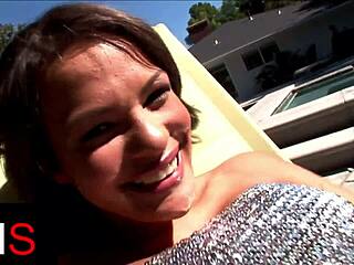 Slutty Girl BENT OVER for Interracial Pounding by Huge Cocks