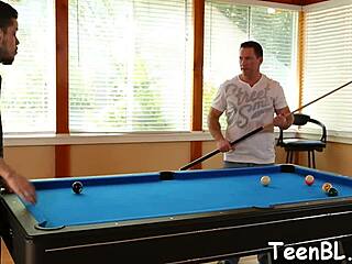 Sweet Darling Appreciates Chap's Shaft With Juicy Blowjob