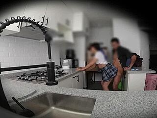 I hid a camera in my nympho neighbor's house