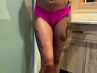 Ava Valentina’s inked tushy rides a monster cock so good! 😍