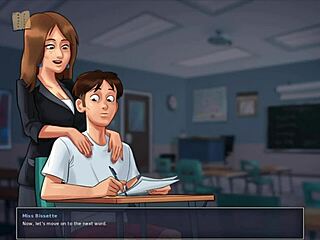 Summertime saga part ten with big tits and sexy outfits in 3d