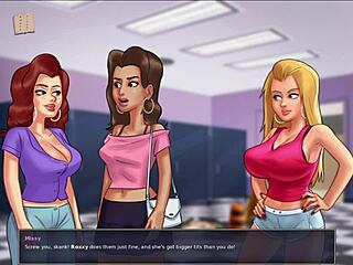 Summertime saga part ten with big tits and sexy outfits in 3d