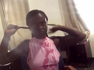 Crazybitch Twerking On Landlord's Bed During Vacation