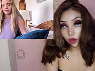 this busty latina bride shares the bed, getting horny with masturbation and creampie in pov.