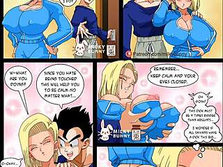 Hell yeah, Gohan dominates in this steamy porn comic!