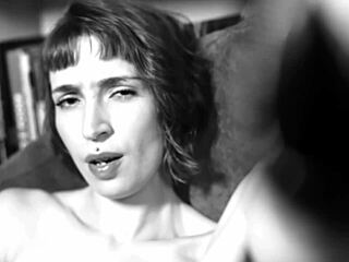 I'm Bia Roman, the boss today, you'll be my foot goddess, sucking my toes and licking my pussy. She's tall and redhead with femdom vibes.