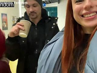 Public Humiliation Spitting by Petite Femdom Princesses