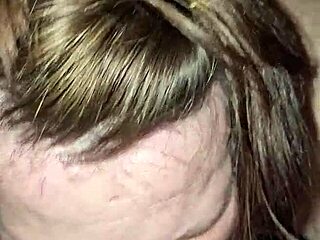 milf rides foot and sucks huge cock.