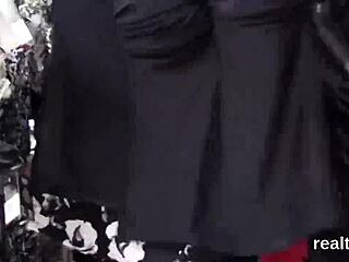 fantastic czech teen tempted in mall and rode in pov 😈