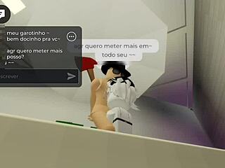 Femboy lured me into the room for rough pounding in Brookhaven