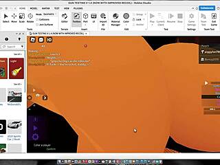 Dancing with a cute bunny in costume