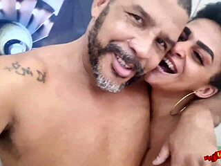 I love watching this couple fuck with their sexy latina lesbian friend