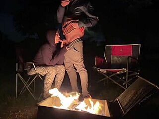 Using Pussy At Public Camp, Trying To Get Caught!