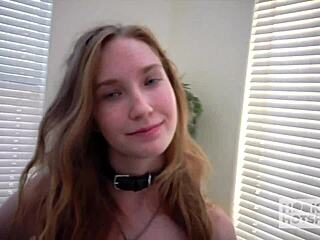 Blonde Hottie Claire Roos Endures Rough Face Fucking