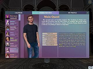 Check out cute curvy babe in Lust Academy 459