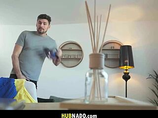 weird guy caught with panties, but selva lapiedra lets him fuck her ass