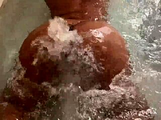 Ebony Stepmom Delivers Intense Blowjob with Monster Cock Cumshot