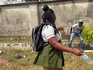 chubby student gets fucked hard in building 😏