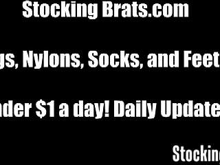 We love sucking each other in fishnets and heels