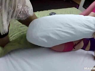 Wow, Lily Cade and Maxine X in steamy lesbo POV action!