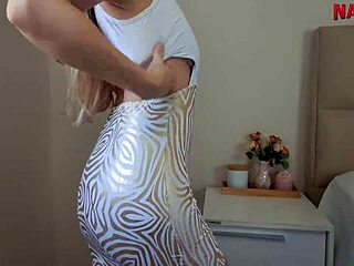 Blonde Slut Naked In Panties Teasing