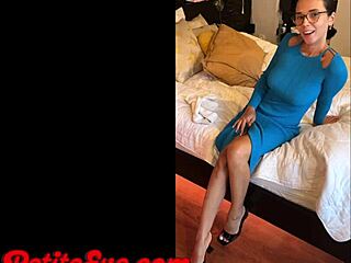 Latina Slut Displays Pretty Feet and Shaved Pussy