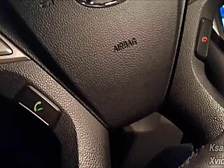 Risky Handjob for a Hottie on the Street in Public