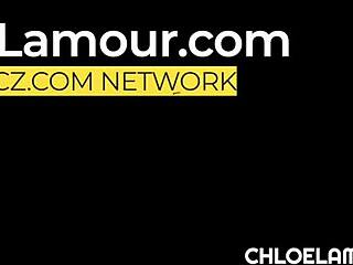 Amateur teases with red panties, revealing big clit for blowjob.