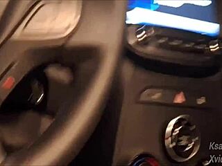 Risky Handjob for a Hottie on the Street in Public