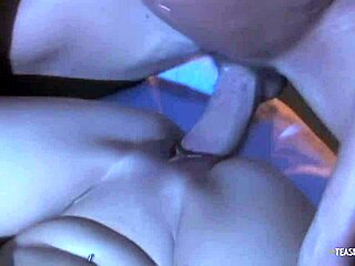 Horny short hair blonde asks, 'want me to suck your cock?' then rides on sofa