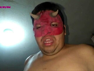 fishnet lingerie and heels for footjob